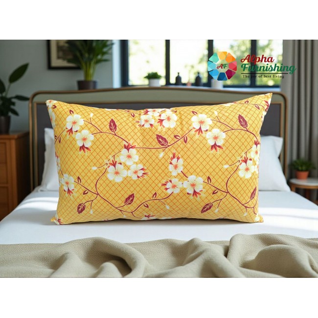 Sale Active 16 x 24 Inch Medium Hard White Cotton Filled Standard Size Pillow – Pack of 2